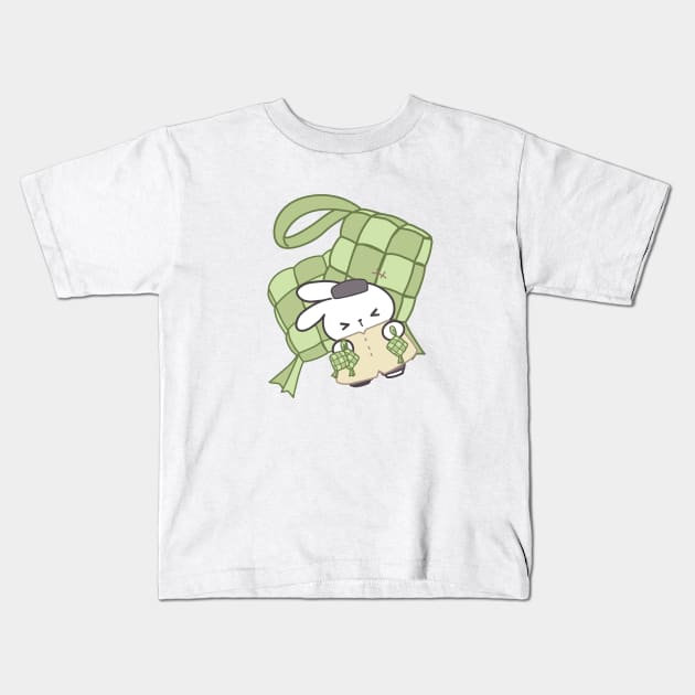 Elevate Your Eid Celebration with Loppi Tokki and Ketupat! Kids T-Shirt by LoppiTokki